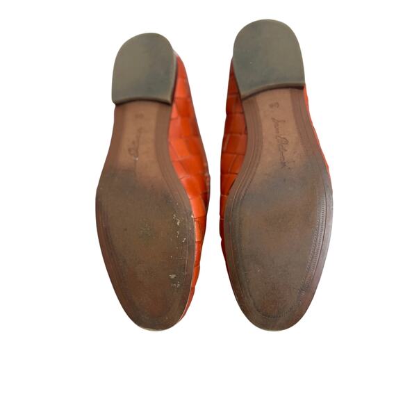 Sam Edelman Loraine Woven Flats Size 6.5 Anthropologie Loafers Slip-On Tan - Picture 4 of 7